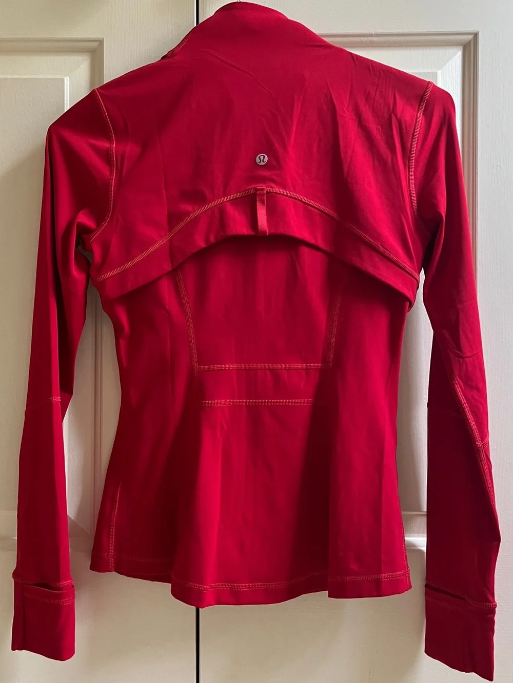 LN!🍒LULULEMON sz 6 DEFINE Jacket TRUE RED Full-Length *NULU ~ HTF COLOR!